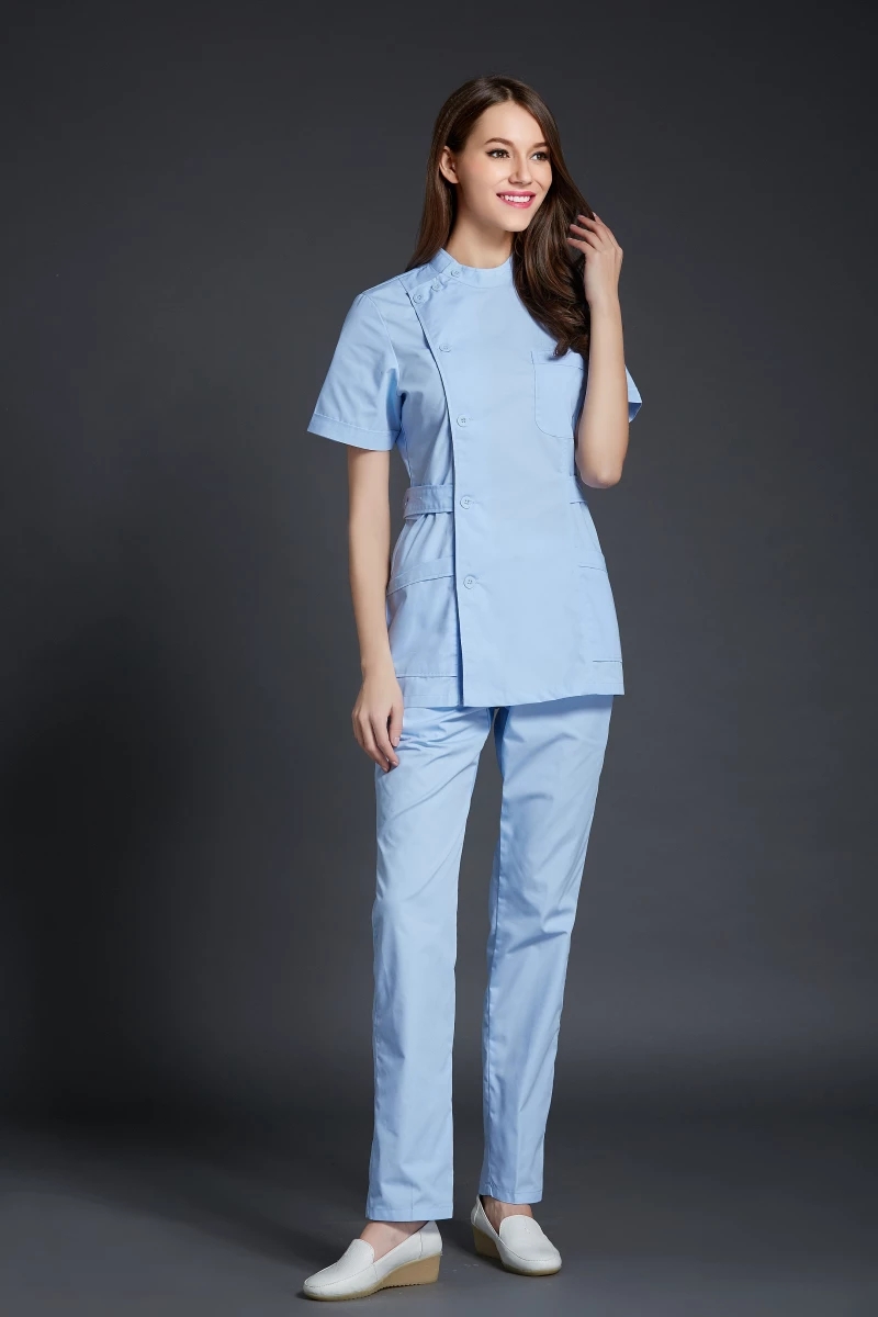 Uniformes médicos de diseño personalizado, traje de trabajo de enfermería, uniformes de hospital, traje de limpieza de enfermera