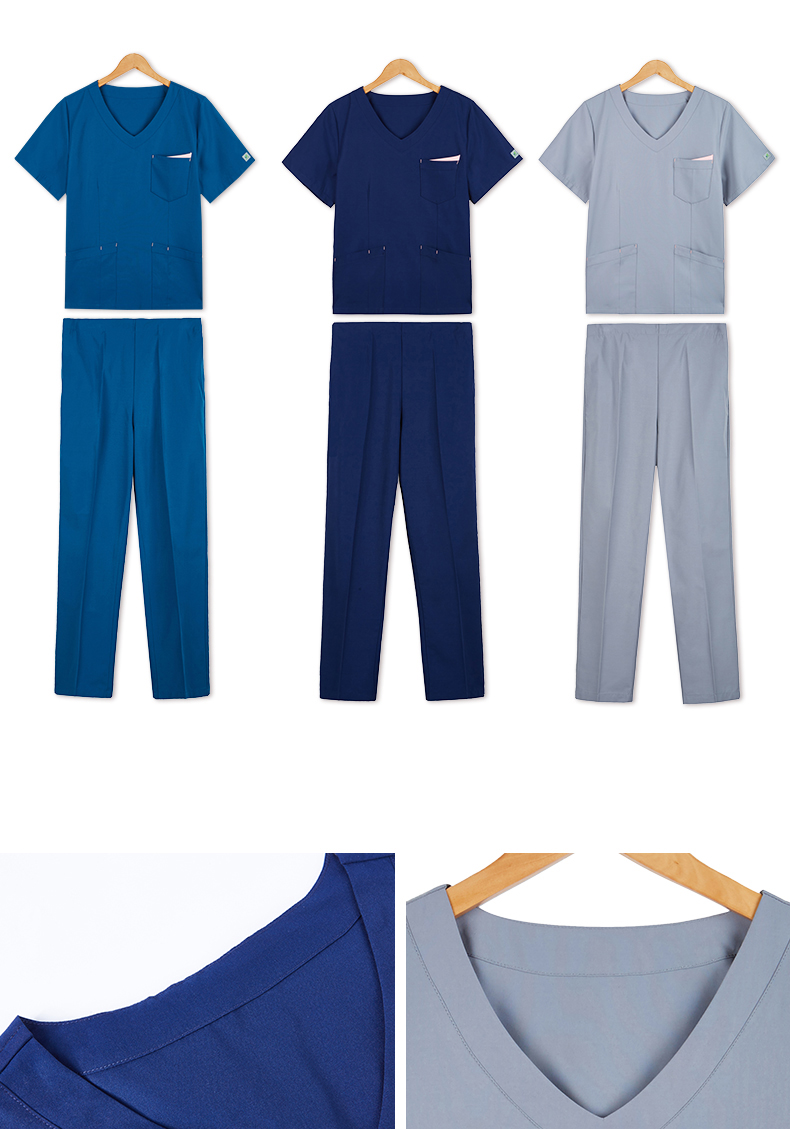 Nuevo uniforme de enfermera personalizado Uniformes de enfermería Scrubs Uniformes de hospital