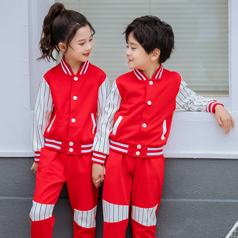 Conjunto de uniforme de entrenamiento para niños de manga larga de Corea del Sur de Japón