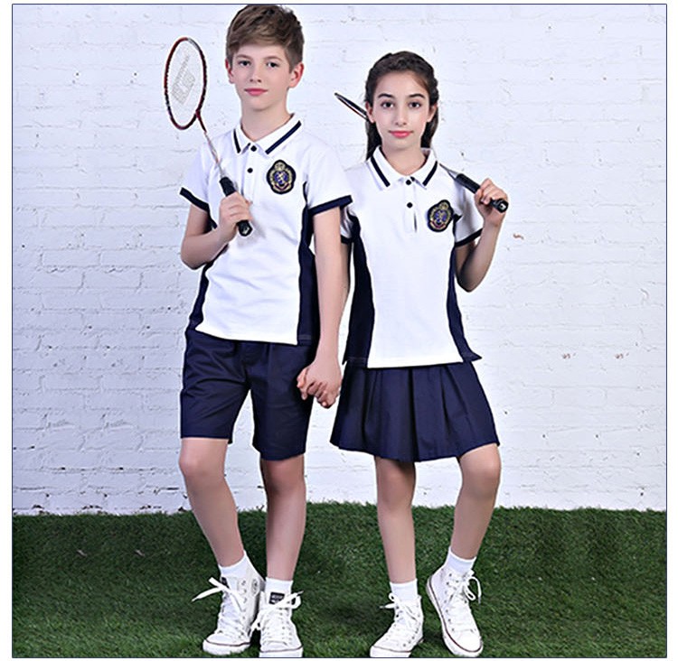 Uniforme de entrenamiento de manga corta de bádminton para niños y niñas de diseño personalizado OEM