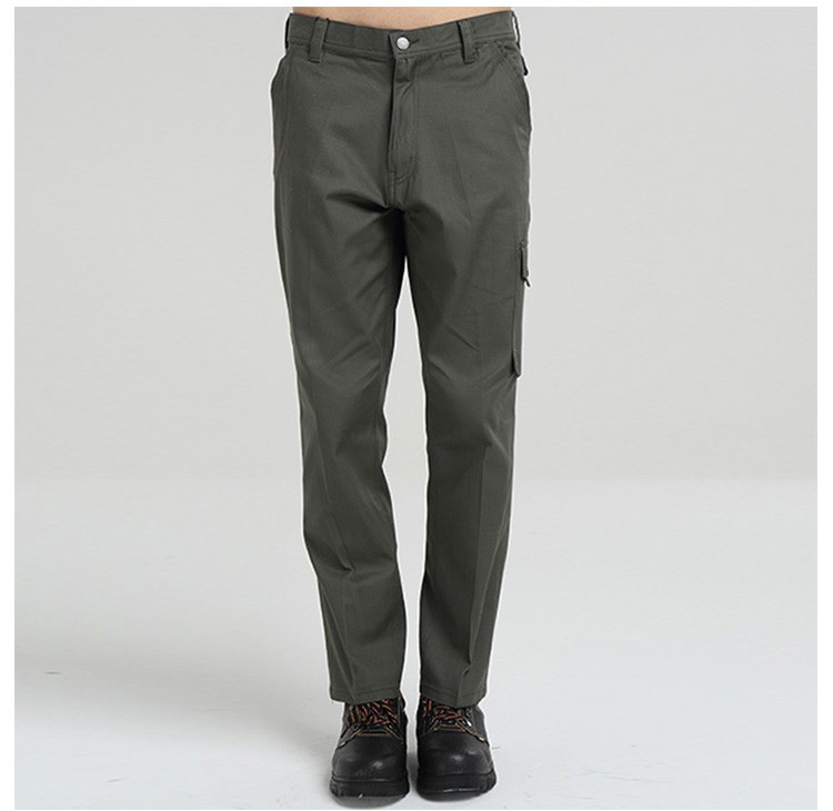 Pantalones de trabajo de fábrica Industrial profesional para hombre, uniformes de trabajo con cremallera de Color sólido, pantalones