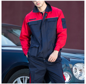 Abrigo de uniforme de trabajo de manga larga con cremallera de lavado de coches de fábrica de invierno personalizado