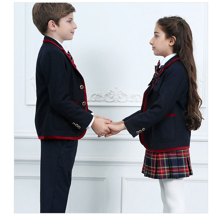 La chaqueta cómoda personalizada del uniforme escolar fija el sistema de la camisa para la escuela primaria y secundaria