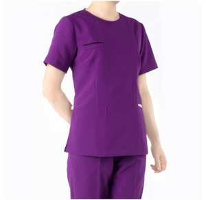 Cree la ropa de trabajo uniforme de la enfermera del diseño de moda para requisitos particulares friega la parte superior y los pantalones de los uniformes