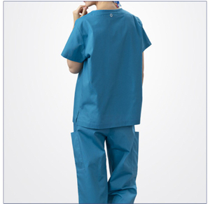 Conjuntos de uniformes de enfermería con cuello en V de Bule Uniformes de enfermera médica