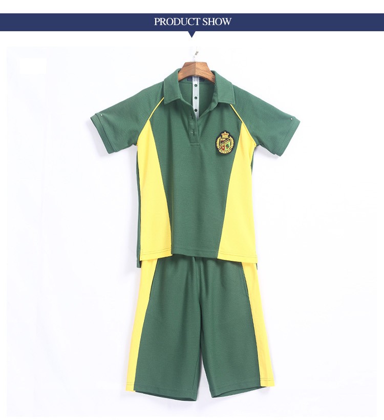 Conjunto de uniforme de entrenamiento de fútbol de manga corta unisex para niños británicos