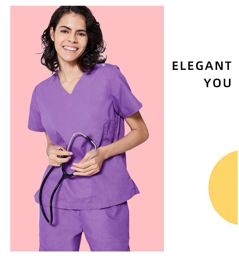 Maternidad enfermera uniforme Scrub traje ropa de trabajo Scrubs uniformes Top y pantalones