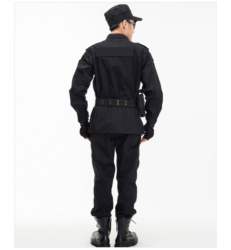 Traje de uniforme de manga larga militar de guardia de seguridad armado formal táctico de diseño personalizado